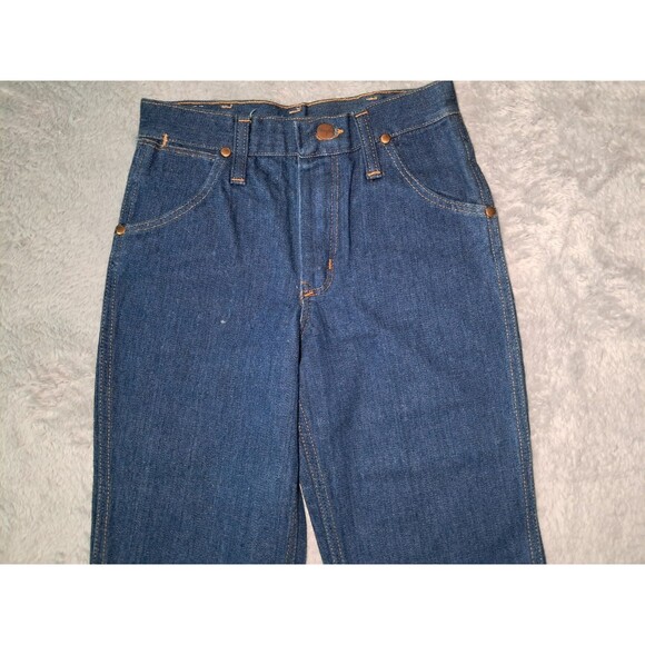 Vintage Wrangler Student Straight Leg Jeans 26x32 Deadstock NWT 70s Made in USA - Picture 4 of 12